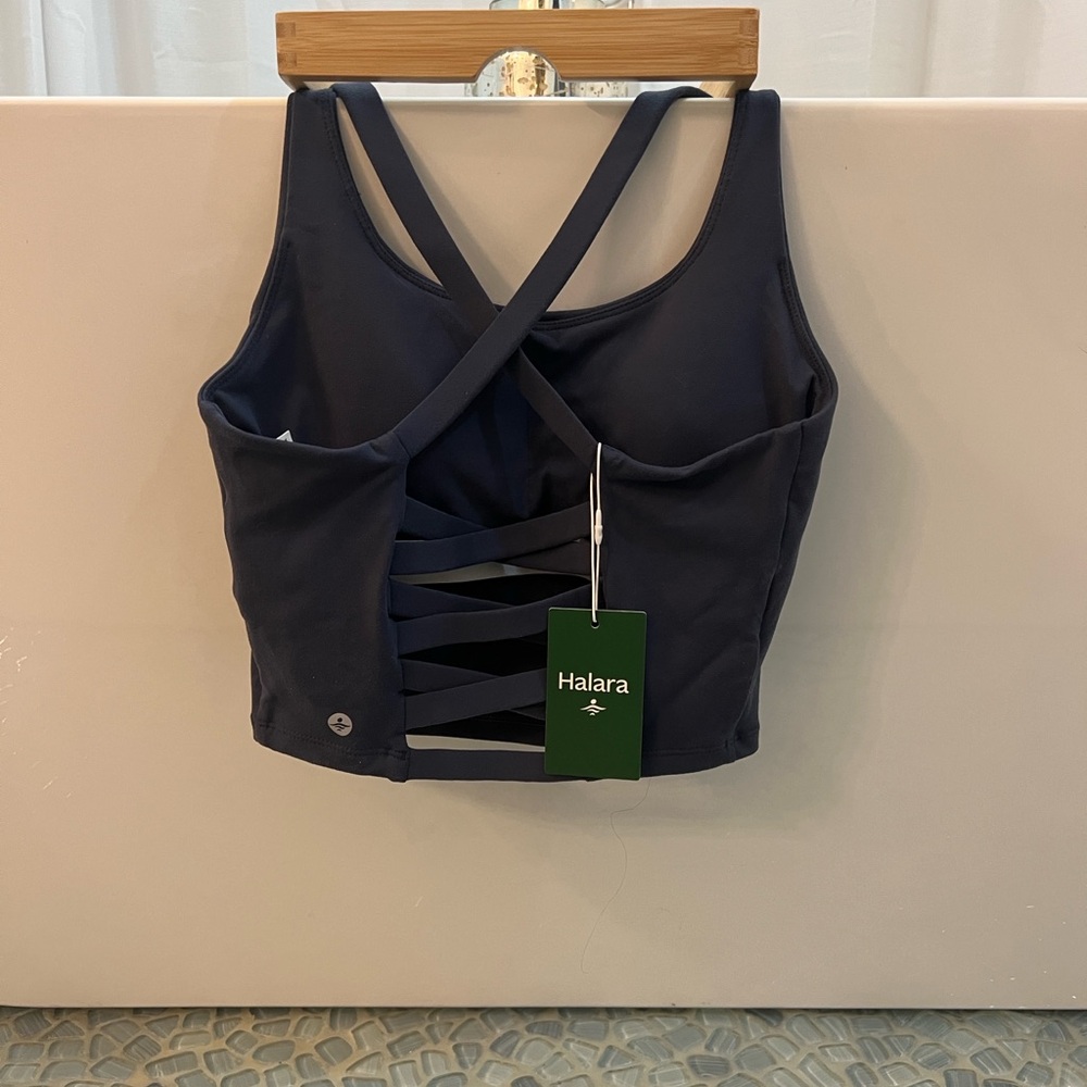 HALARA Deep Blue Activewear Top - Picture 2 of 3